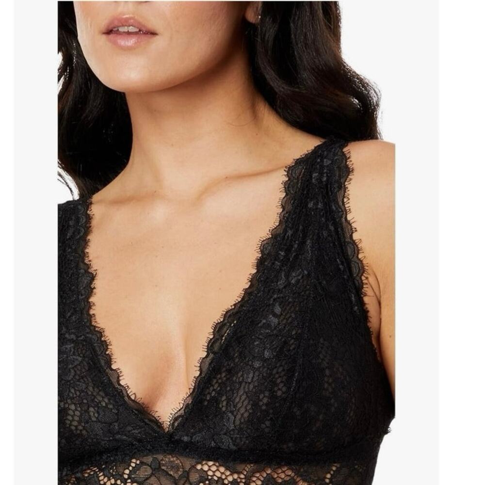Cosabella Pret A Porter Lace Teddy Bodysuit Black Size L NWT - Picture 3 of 9